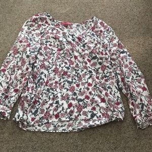 Rose & Thyme floral blouse XL